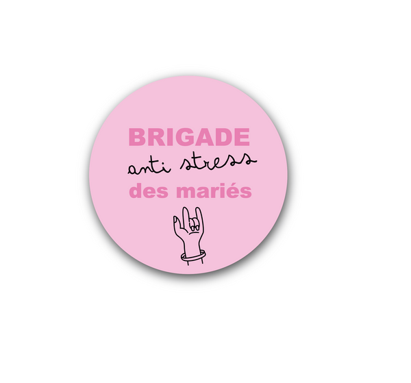 Badge épingle pour les témoins