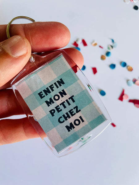 Porte-clés enfin mon petit chez moi