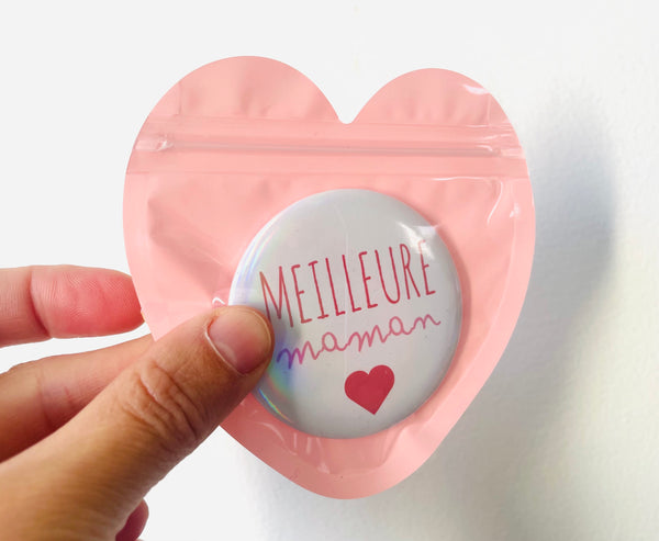 Badge épingle meilleure maman