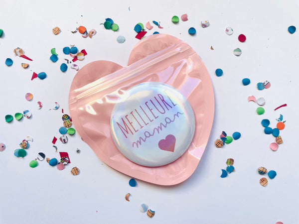 Badge épingle meilleure maman
