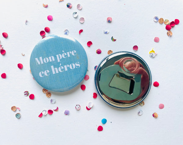 Badge aimanté décapsuleur