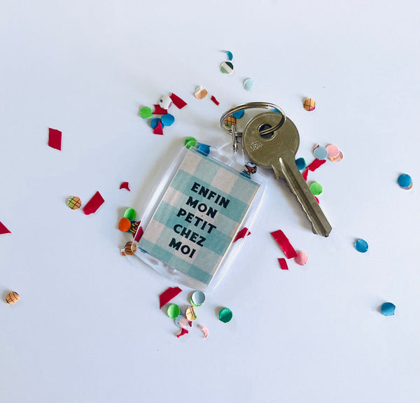 Porte-clés enfin mon petit chez moi