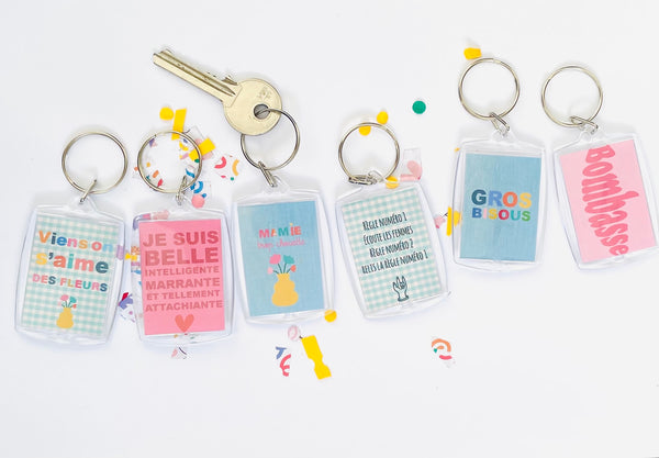 Porte-clés personnalisé - cadeau personnalisé