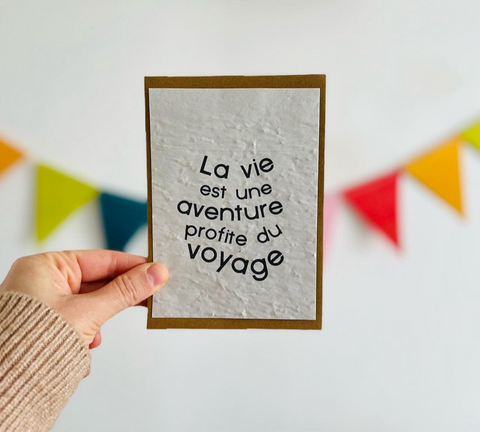 Carte à planter proverbe positif