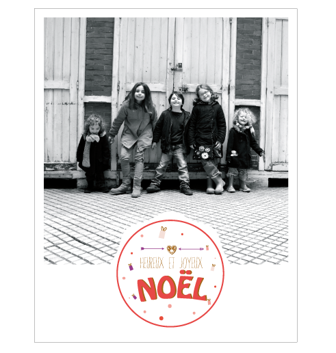 Carte heureux et joyeux Noël - Faire Part Magnet

