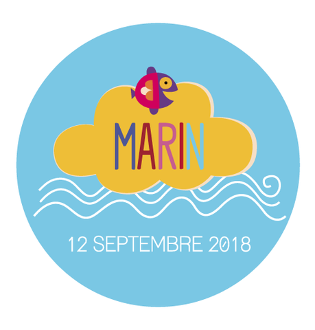 Magnet rond Marin