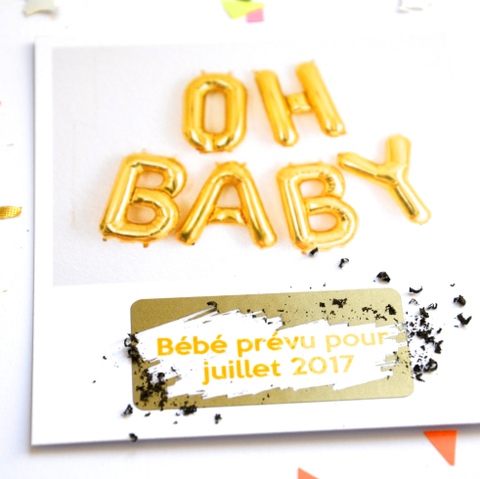 Carte a gratter OH BABY