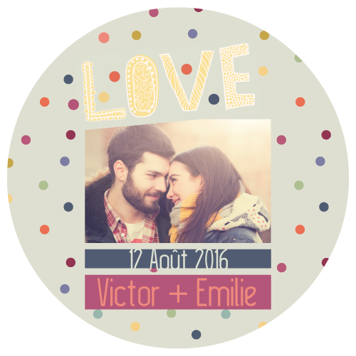 Custom Product Design - Faire Part Magnet
 - 201