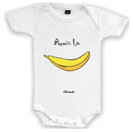 Body bébé Avoir la banane