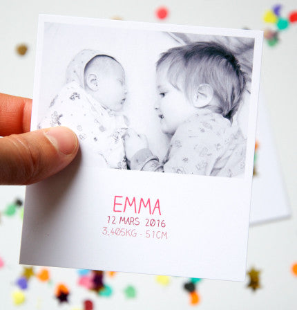 Carte à gratter personnalisée Emma