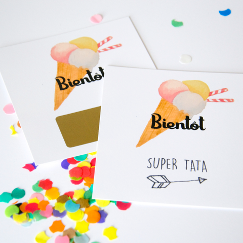 Carte a gratter bientôt super tata