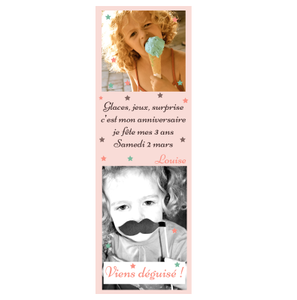 Invitation anniversaire 3 ans