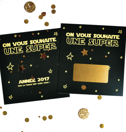 Carte a gratter star wars 2017