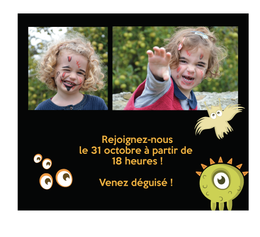 Carte halloween photos