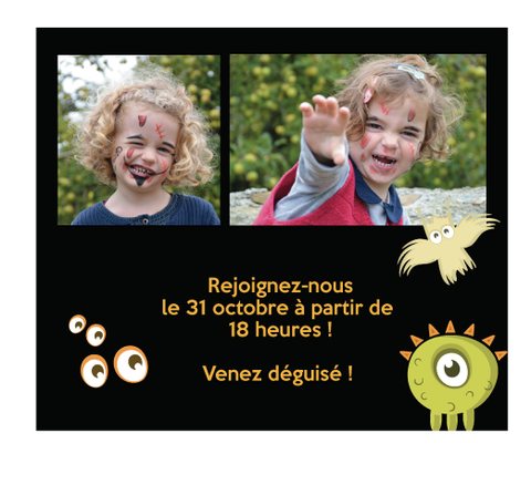 Carte halloween photos