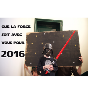 Bonne année 2016 Stars Wars