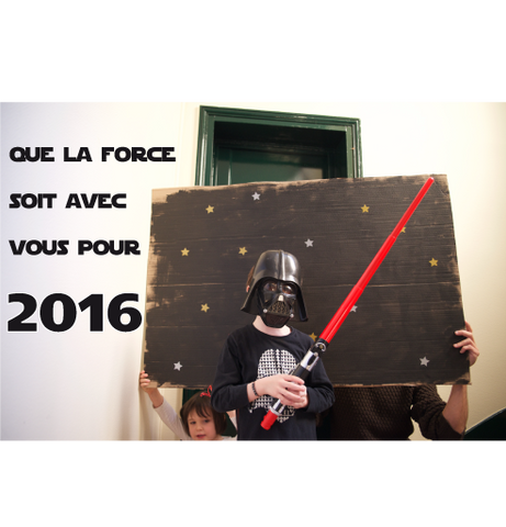 Bonne année 2016 Stars Wars