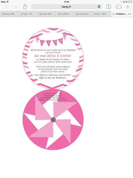 Custom Product Design - Faire Part Magnet
 - 162