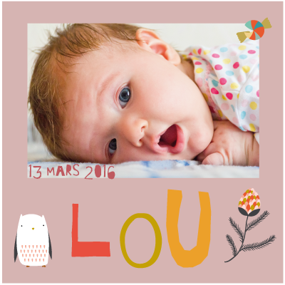 Faire-part Magnet Lou - Faire Part Magnet
