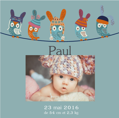 Faire-part Magnet Paul - Faire Part Magnet
