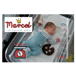 Faire-part magnétique  Marcel