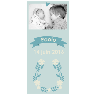 Faire-part magnet photomaton Paolo