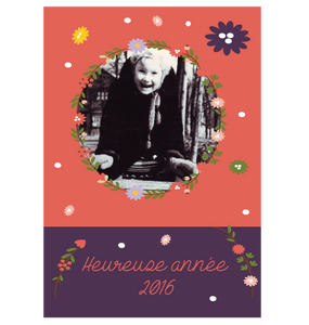 Carte Heureuse année 2016 - Faire Part Magnet
