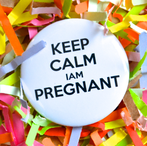 Annonce grossesse Keep calm I am pregnant
