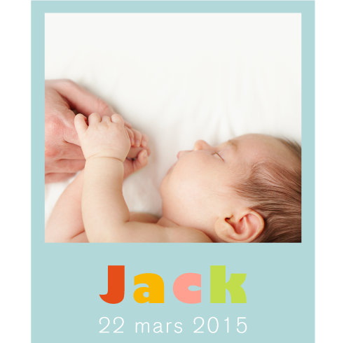 Magnet pola Jack - Faire Part Magnet
