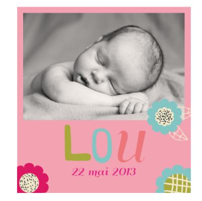Faire-part magnet Lou - Faire Part Magnet
