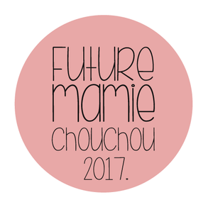 Badge annonce grossesse future mamie chouchou