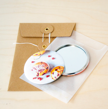 Miroir de poche vintage - Faire Part Magnet
 - 1