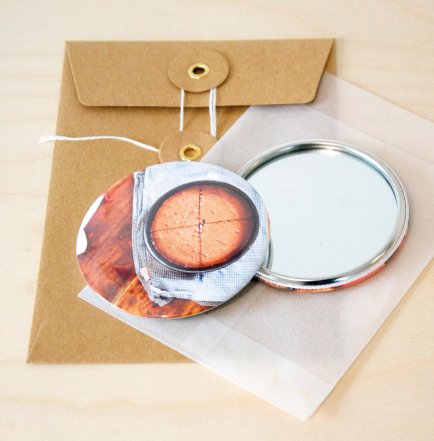 Miroir personnalisé rétro - Faire Part Magnet
 - 1