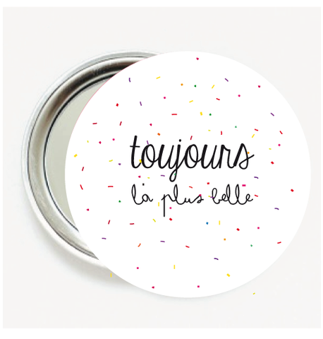 Miroir de poche toujours la plus belle