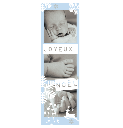 Faire-part photomaton Noël - Faire Part Magnet
