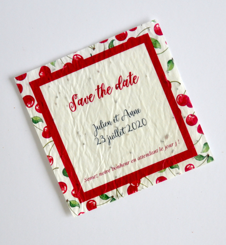 Save the date Cerise