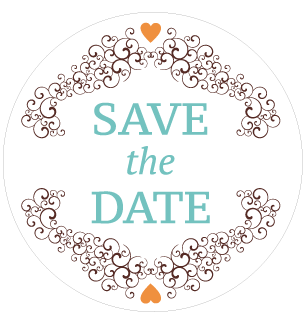 Sticker save the date - Faire Part Magnet
