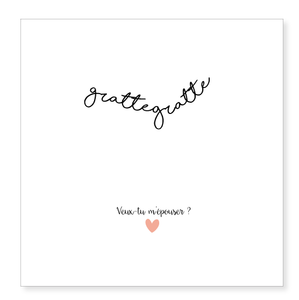 Carte à gratter message veux-tu m'épouser ?